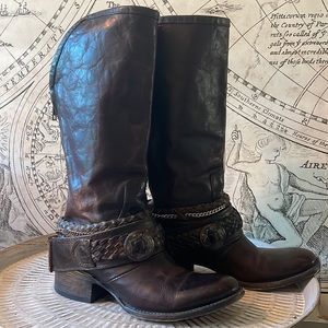 Gorgeous Breck boots by Freebird Dark red size 8